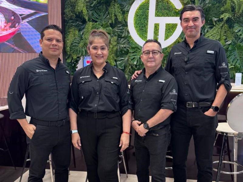 Representantes de ProgCarne, durante jornada de Expo Horeca.