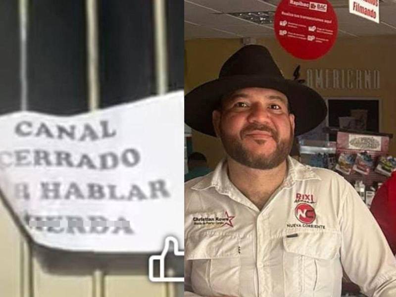 Mnesaje colocado por el funcionario luego de cerrar el medio de comunicación.