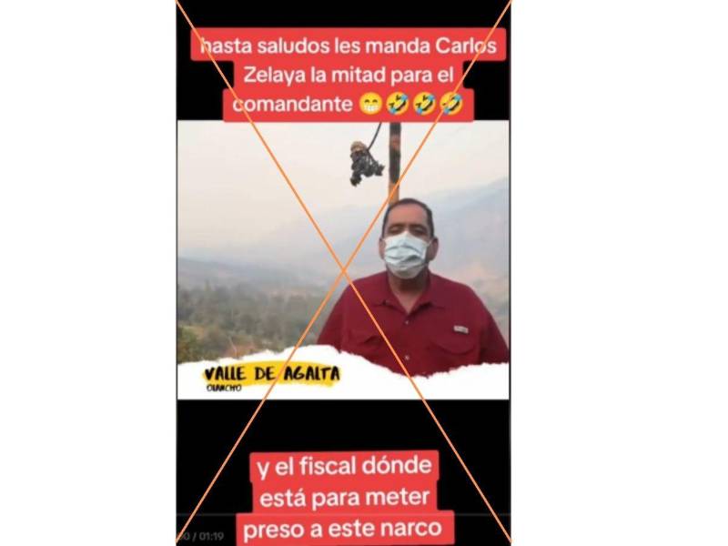 Captura de pantalla a una publicación de TikTok hecha el 15 de julio de 2025.