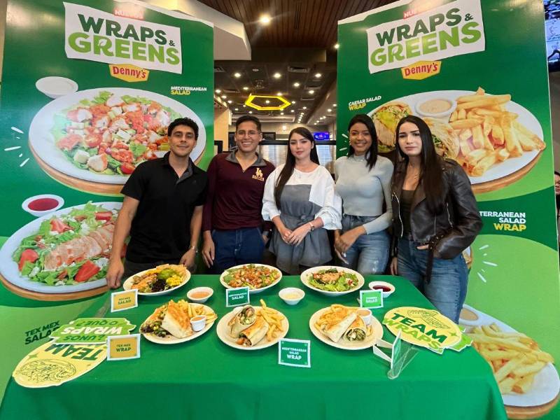 Denny’s apuesta por la frescura con el lanzamiento de sus nuevos Wraps &amp; Greens