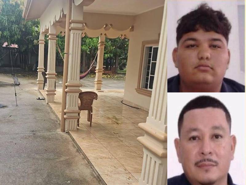 Policía inspecciona la casa donde ocurrió la balacera. La Policía está esperando que Jeffrey Joseph Guardado Herrera y Elí Nahúm Guerra entren al país para tomarles declaración.