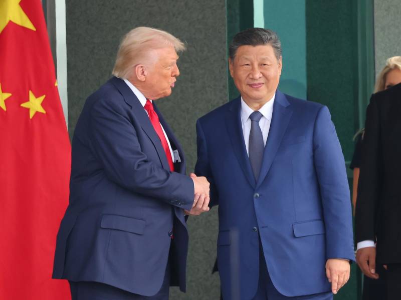 Presidentes Donald Trump y Xi Jinping.