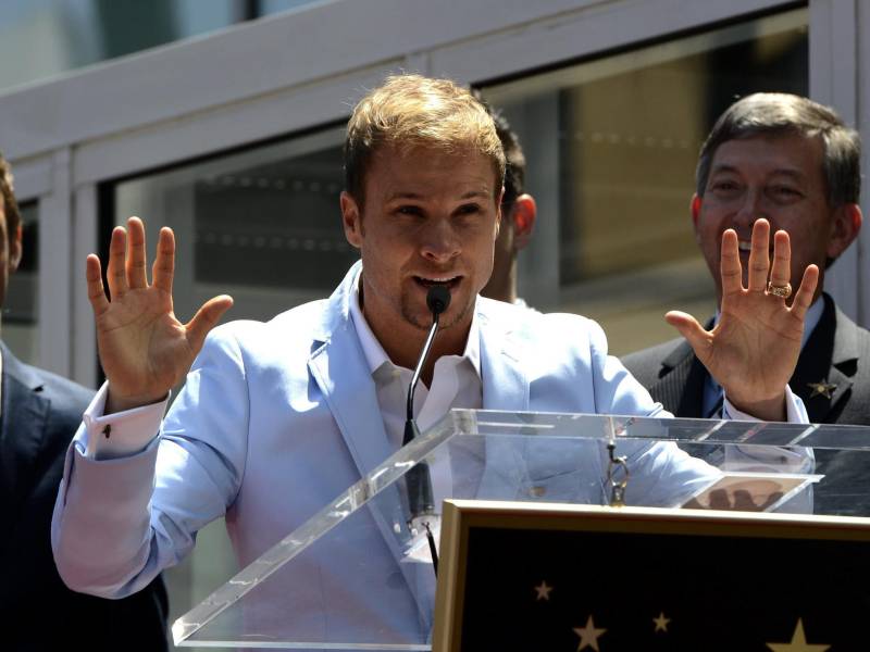 Fotografía de archivo del integrante de la banda estadounidense Backstreet Boys, Brian Littrell. EFE/ MICHAEL NELSON