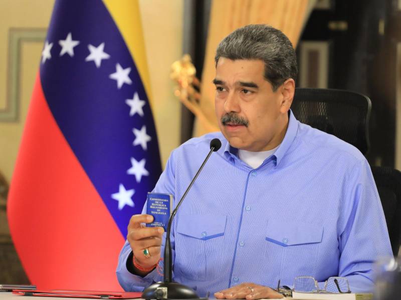 Fotografía de archivo en donde se ve a Nicolás Maduro, presidente de Venezuela.