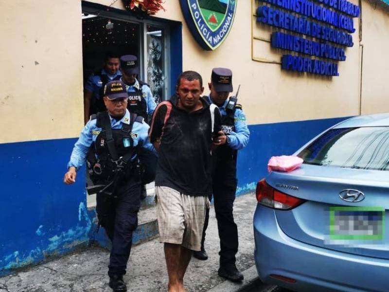 Rápida acción policial permite detención de supuesto homicida en San Pedro Sula.