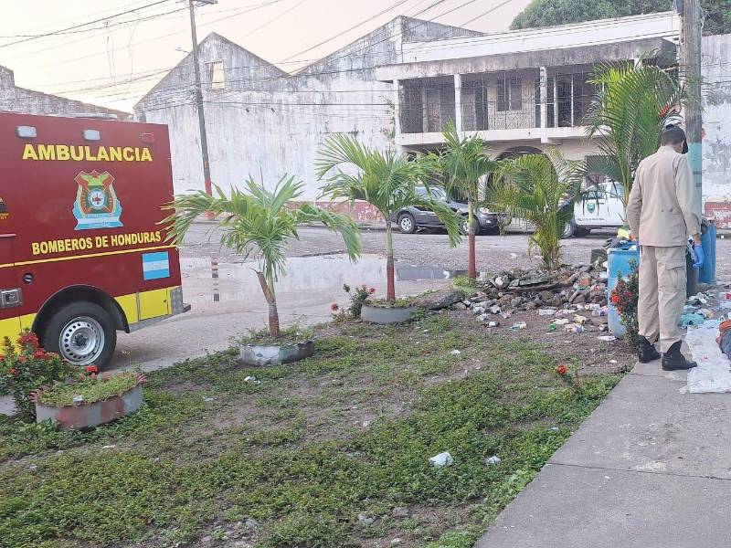Sitio donde se halló el cuerpo sin vida de Traiton Valerio.