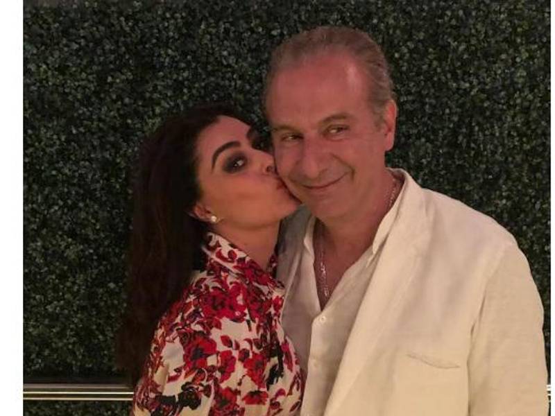 Imagen de Yadhira Carillo y su exesposo, Juan Collado.