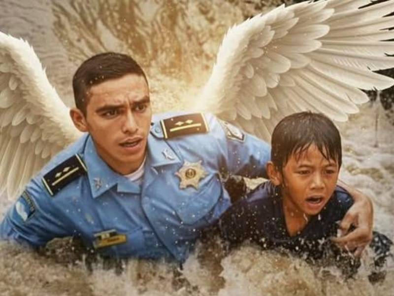 Los hondureños han hecho fotos donde Kevin Pérez luce como un ángel con el uso de la Inteligencia Artificial.