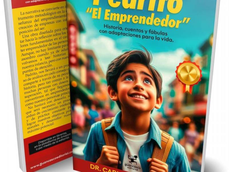 Contraportada y portada del nuevo libro del Dr. Carlos Coca Singh.