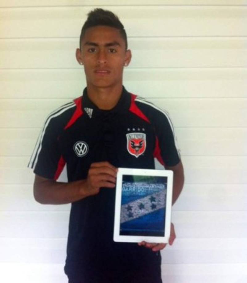 Cristian Nájar: El hermano del jugador catracho Andy Nájar se fue a Bélgica para realizar una prueba con el Anderlecht de dicho país. El chico se ha formado en el DC UNited. FOTO Legión catracha.