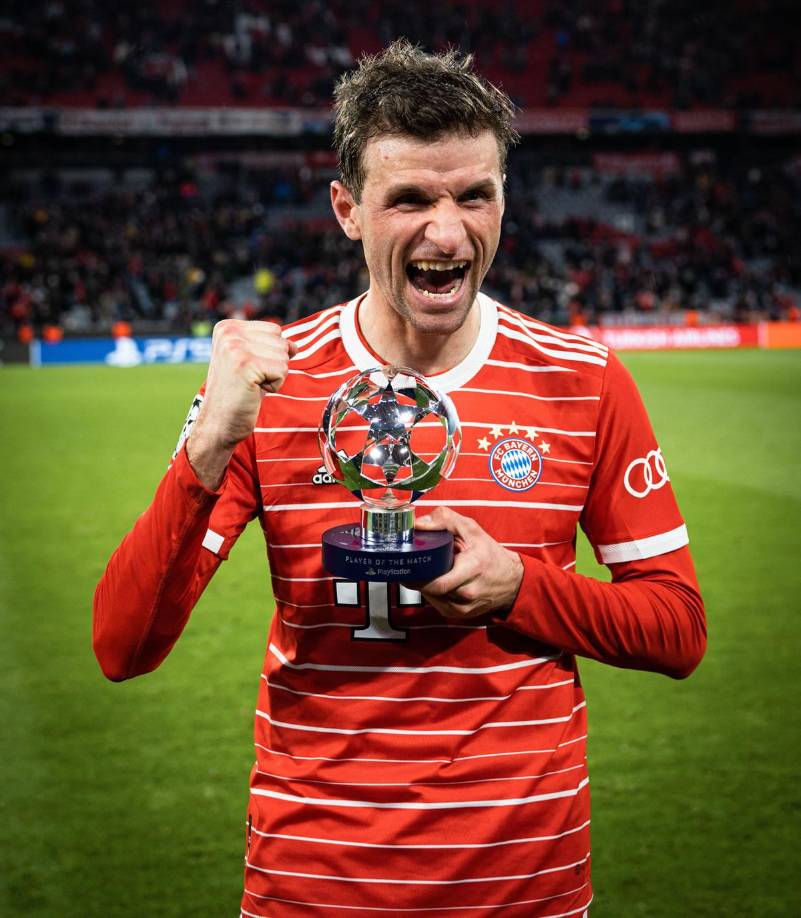 Thomas Müller fue elegido como el MVP del partido.