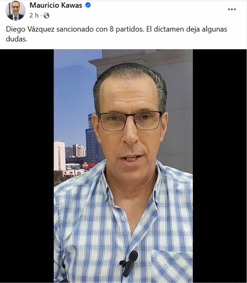 Mauricio Kawas, director de Todo Deportes, dio su opinión sobre el tema: “Ocho partidos suena bastante fuerte y es una sanción que no es habitual. Motagua todavía tiene el recurso de la apelación que seguramente va a intentar bajar esa sanción. Todos conocemos el carácter de Diego, ya había tenido otros incidentes similares a estos”.