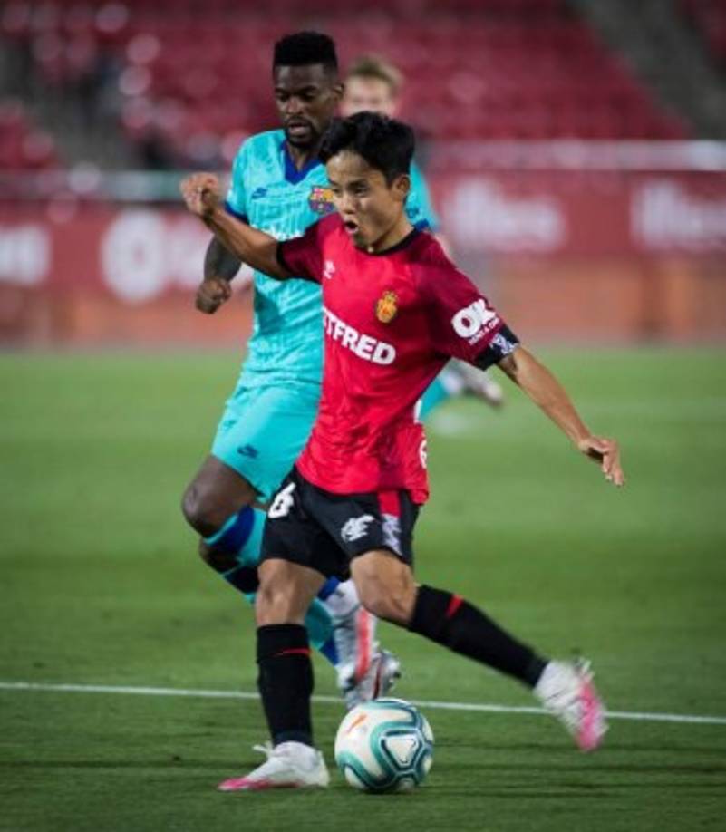 Takefusa Kubo fue el jugador más destacado en el Mallorca.