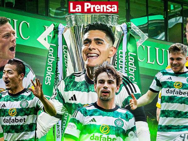 Luis Palma celebra su primer título en el fútbol de Europa.