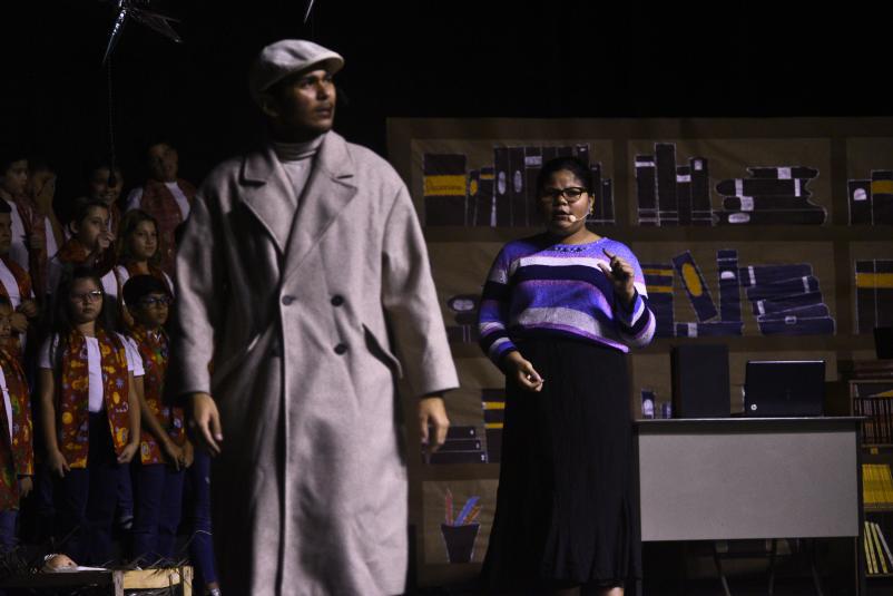 Los protagonistas de la obra musical actuaron con soltura.