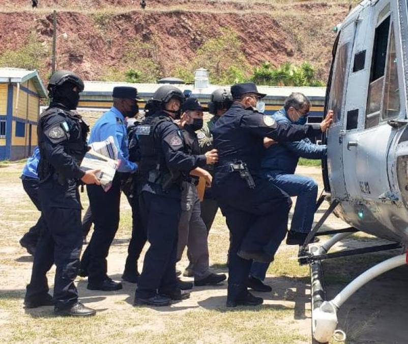 Francotiradores, helicópteros y cientos de policías: Así es extraditado Juan Orlando Hernández