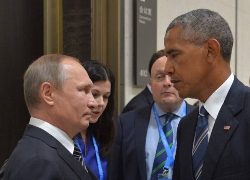 Uno de los momentos más polémicos de la cumbre del G20 fue el encuentro entre el presidente estadounidense Barack Obama y el mandatario ruso, Vladimir Putin, mismo que un fotógrafo ruso describió como 'la mirada del odio'.