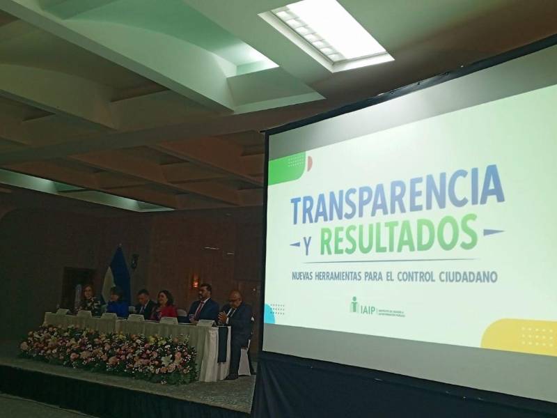 El IAIP también presentó el Índice de Acceso a la Información (IAI), que entró en vigencia el presente año para todas las instituciones obligadas.