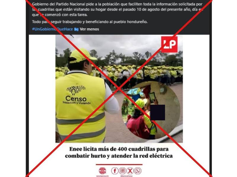 Captura de pantalla a una publicación de Facebook hecha el 13 de agosto de 2026.