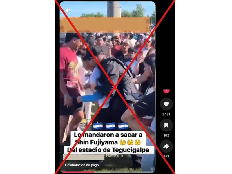 Captura de pantalla a una publicación de TikTok, hecha el 16 de septiembre de 2026.