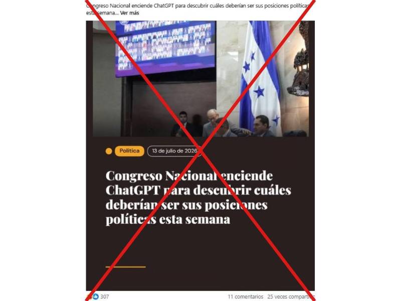 Captura de pantalla a una publicación de Facebook, hecha el 14 de julio de 2026.