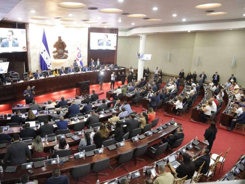 Fotografía del hemiciclo legislativo.