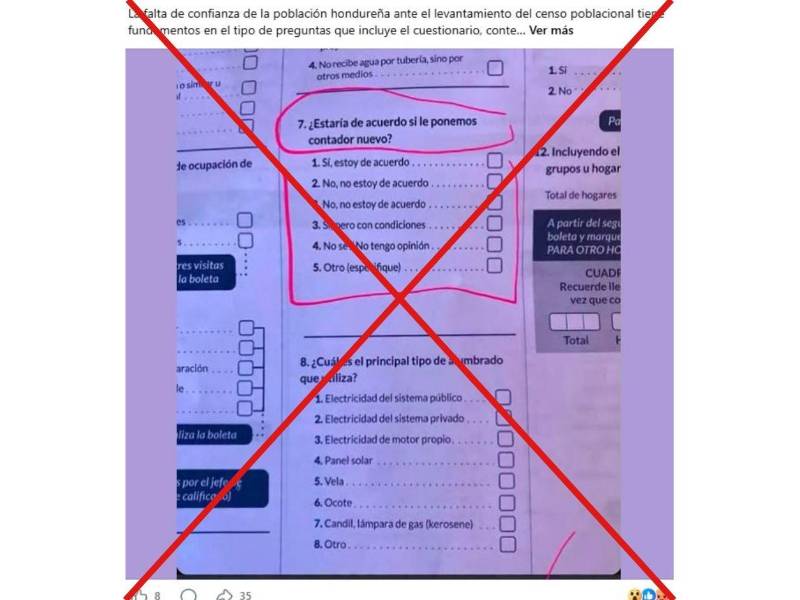Captura de pantalla a una publicación de Facebook, hecha el 17 de agosto de 2026.