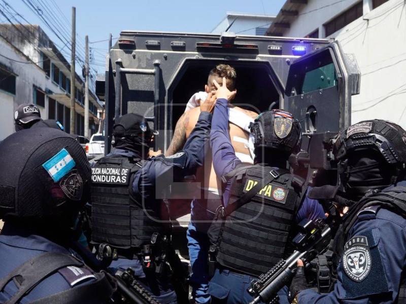 Kleivin Orellana fue capturado el domingo durante un operativo antidrogas en Choloma, Cortés.