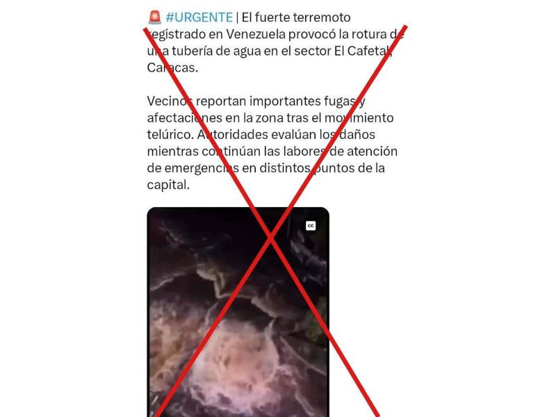 Captura de pantalla a una publicación de X hecha el 26 de mayo de 2026.