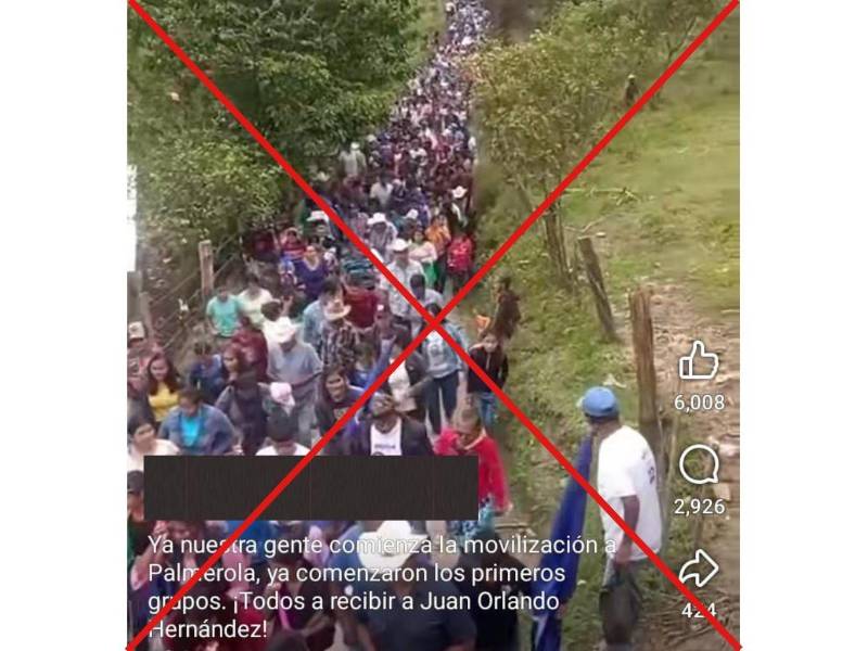 Captura de pantalla a una publicación de Facebook, hecha el 24 de julio de 2026.