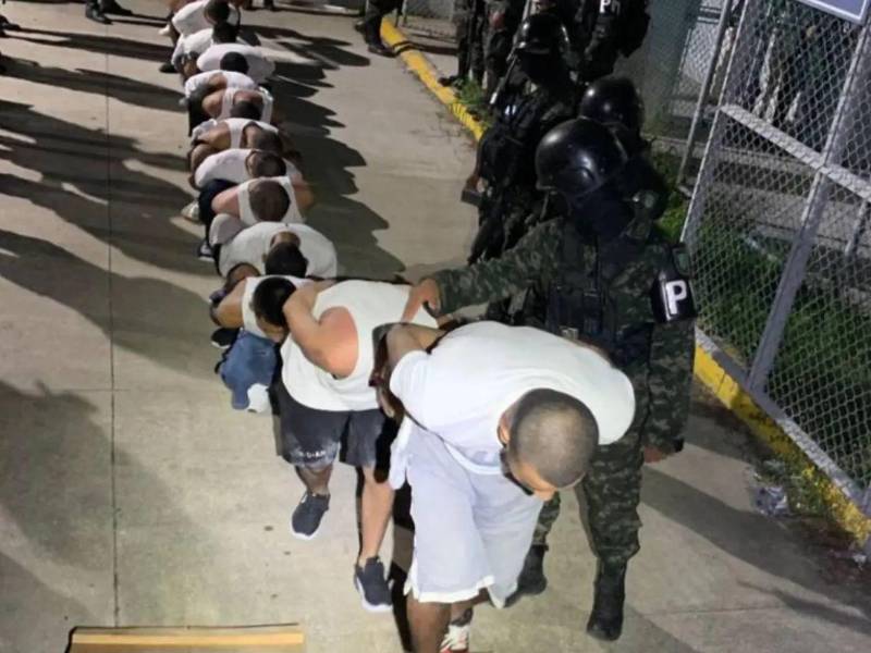 Traslado de reos en el marco de la operación “Fe y Esperanza” realizado el 11 de julio de 2023.