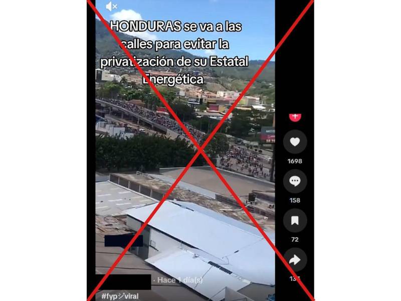 Captura de pantalla a una publicación de TikTok, hecha el 2 de septiembre de 2026.