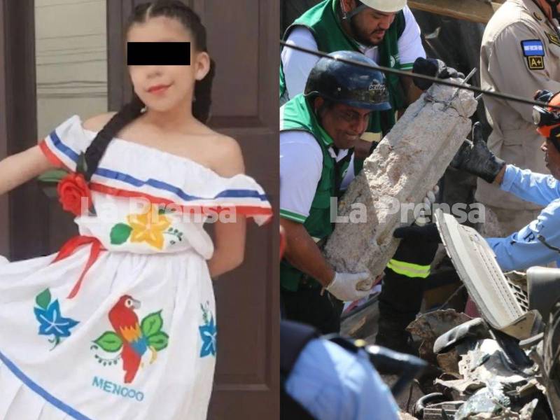 La niña Leyreth Naiara Aguilar Rodríguez, de 10 años, es una de las ocho víctimas que el pasado lunes 1 de junio perdieron la vida en el terrible accidente en la colonia Villa Nueva de Tegucigalpa.