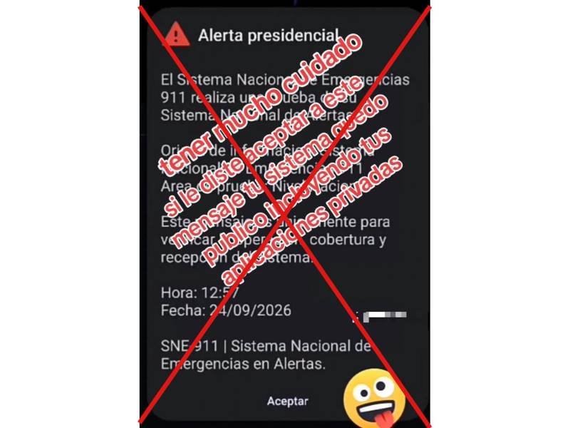 Captura de pantalla a una publicacion de Tik Tok, hecha el 25 de septiembre de 2026