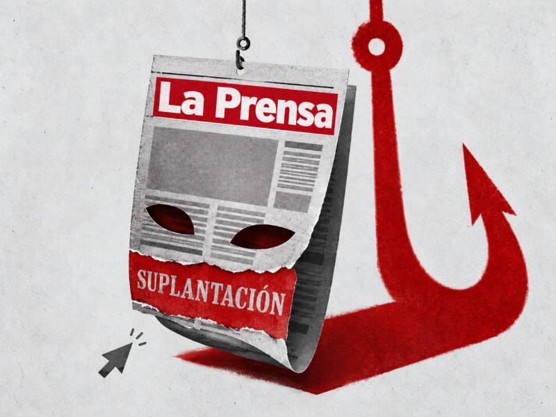 Las páginas que suplantan a LA PRENSA aprovechan su identidad visual para atraer lectores hacia ofertas de inversión y solicitudes de datos.