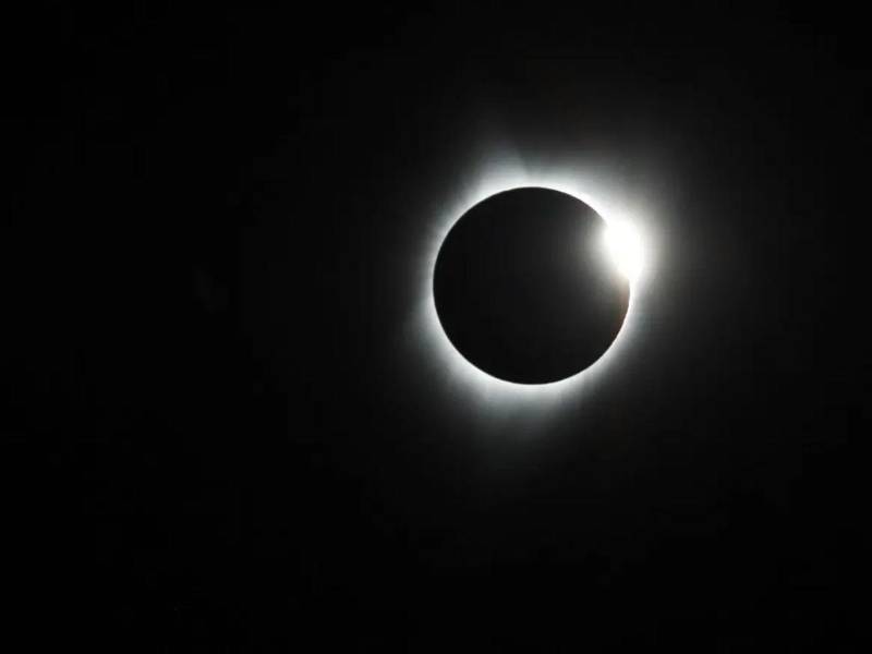 Imagen de referencia del momento de un eclipse
