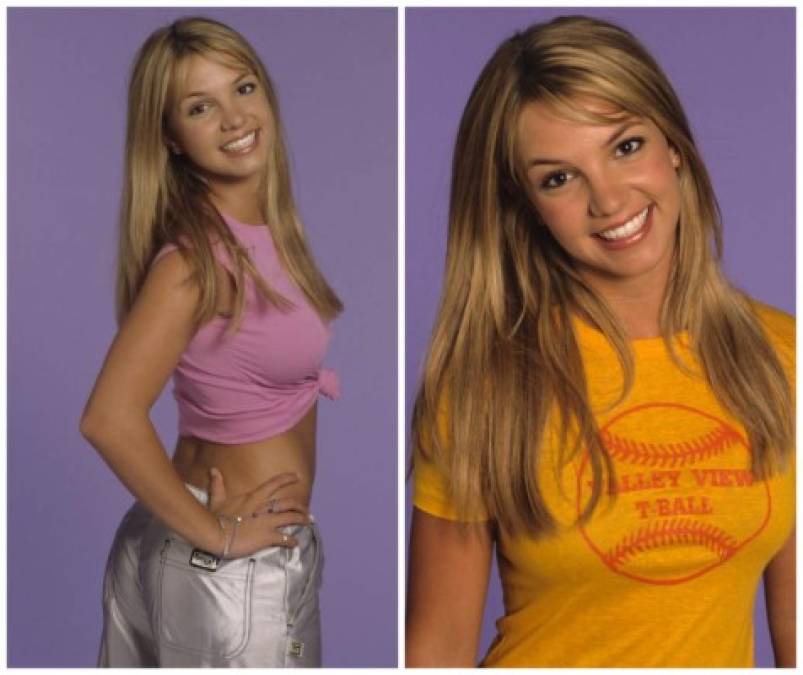 La princesa del pop Britney Spears cuando era joven.