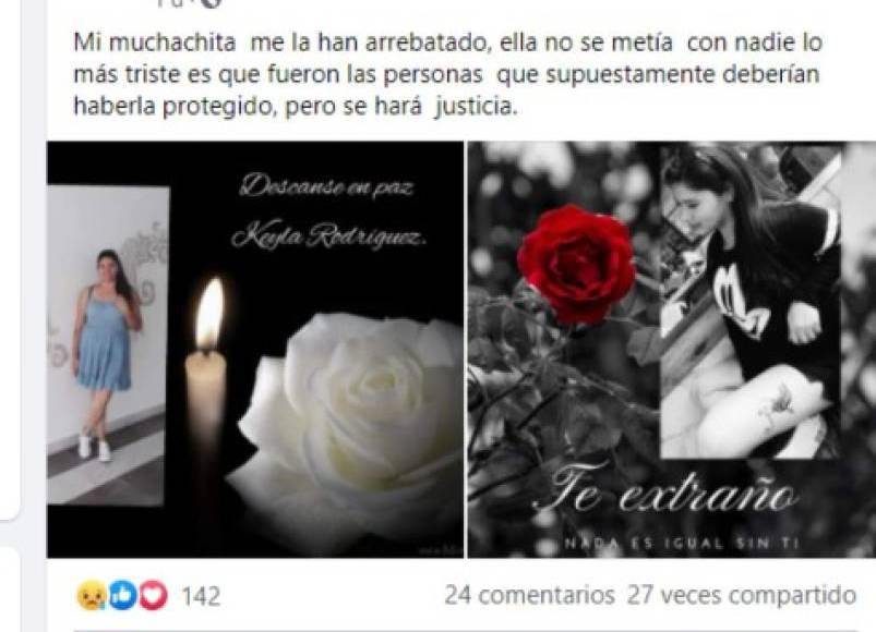 La autopsia reveló que Keyla Martínez murió por una “asfixia mecánica” y no por suicidio, como habían hecho creer autoridades policiales.