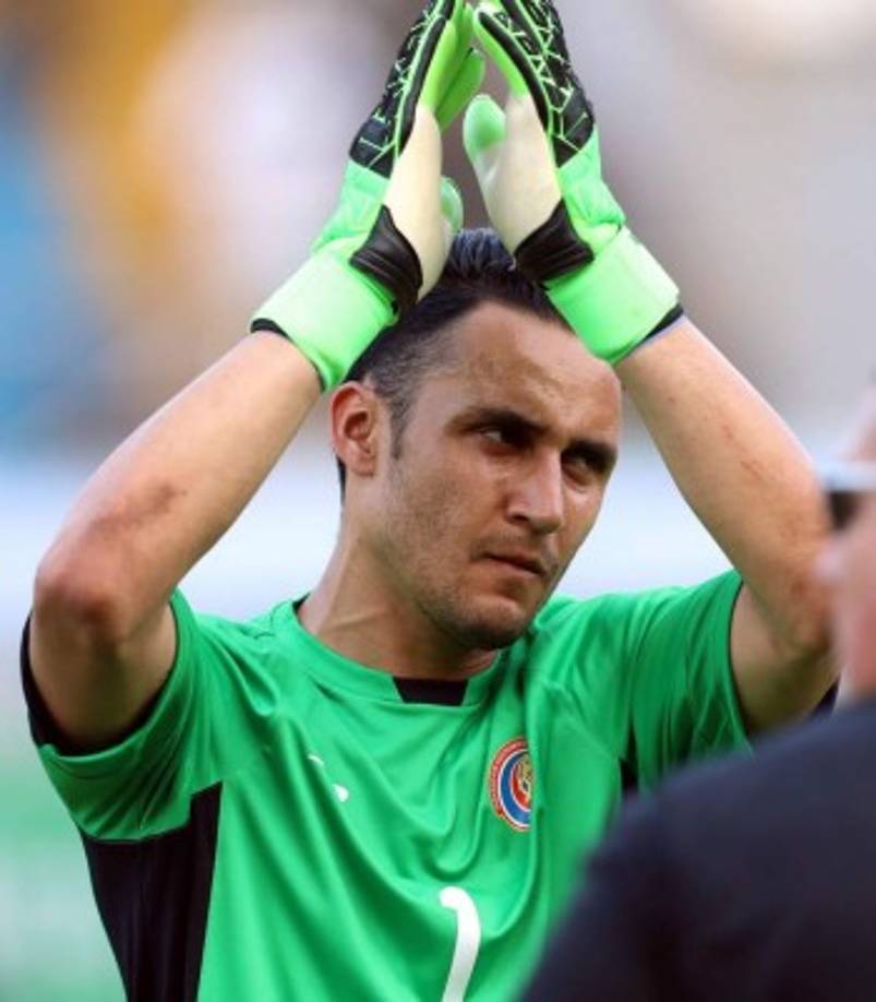 Keylor Navas aplaudió las muestras de cariño de los hondureños.