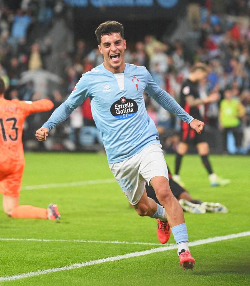 La locura se desató en Balaídos con el gol de Hugo Álvarez para el empate 2-2 contra el Barcelona.