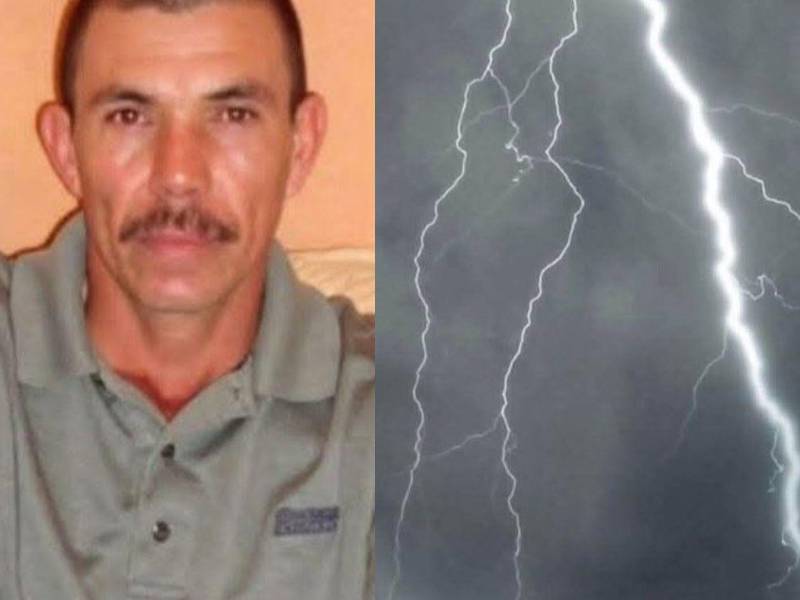 De acuerdo con la información preliminar, el hombre fue sorprendido por una tormenta eléctrica mientras desarrollaba actividades agrícolas.
