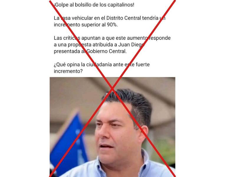 Captura de pantalla a una publicación de Facebook hecha el 6 de julio de 2026.