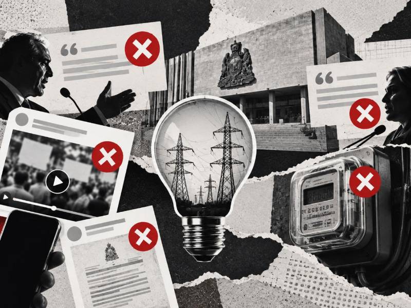 Mientras el Congreso negociaba el futuro de la Enee, en redes sociales circulaba una versión paralela de la reforma construida con afirmaciones, documentos e imágenes fuera de contexto.