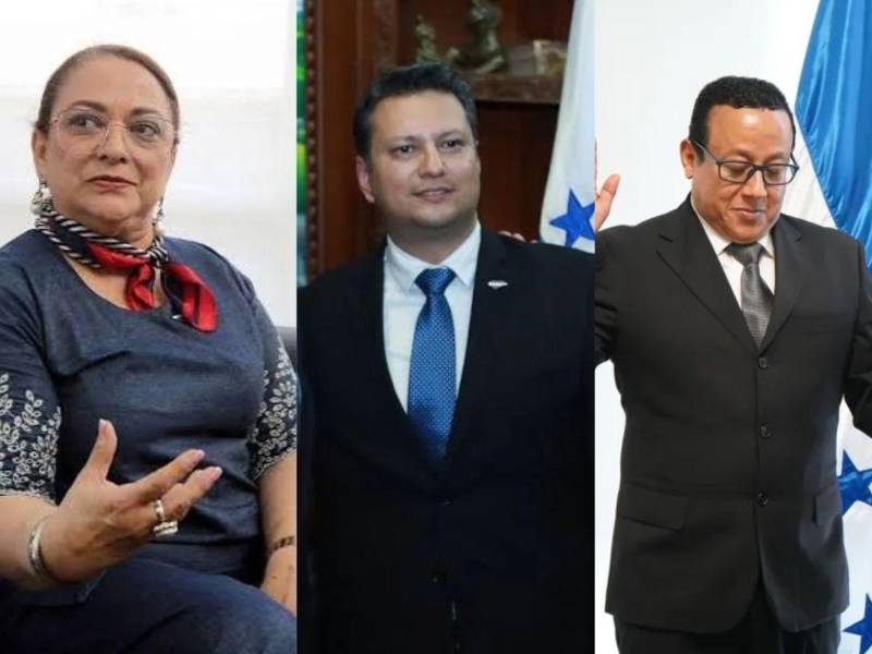 Ellos son los tres funcionarios destituidos de sus cargos por el presidente Nasry Asfura.