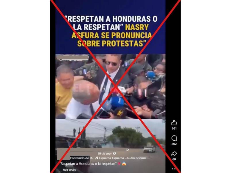 Captura de pantalla a una publicación de Facebook, hecha el 2 de septiembre de 2026.