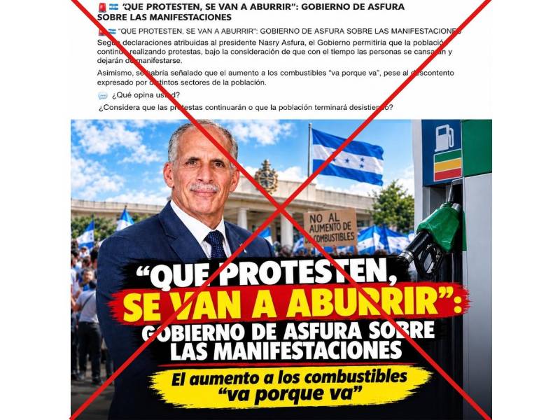 Captura de pantalla a una publicación de Facebook, hecha el 2 de octubre de 2026
