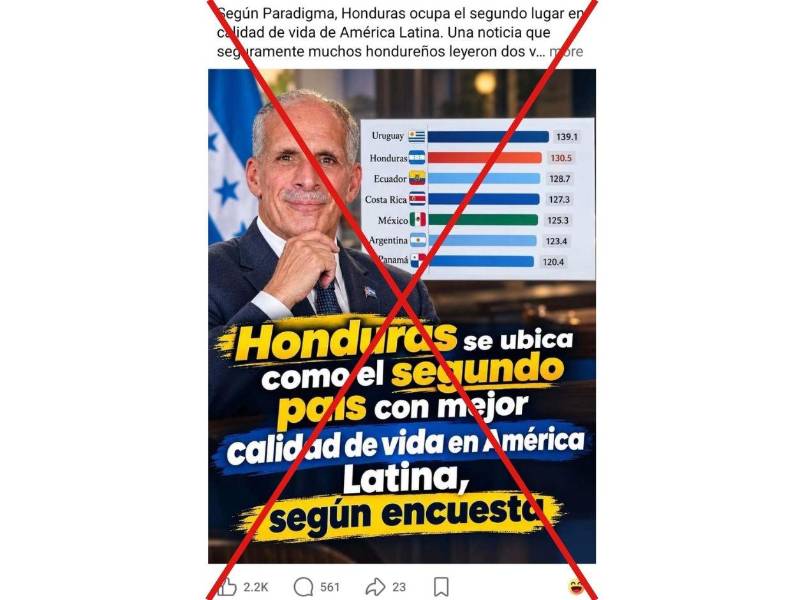Captura de pantalla a una publicación de Facebook, hecha el 7 de septiembre de 2026.