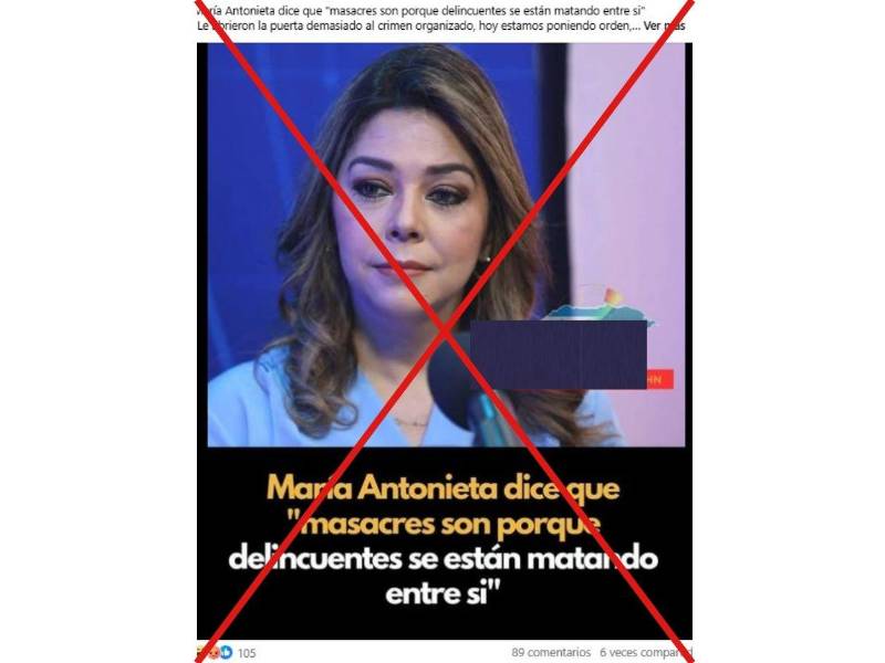 Captura de pantalla a una publicación de Facebook, hecha el 20 de julio de 2026.
