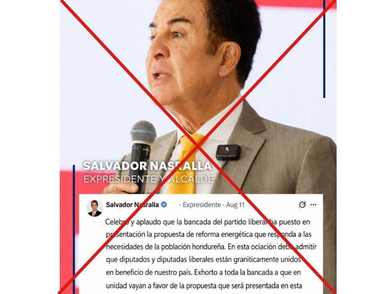 Captura de pantalla a una imagen difundida por WhatsApp, hecha el 12 de agosto de 2026.