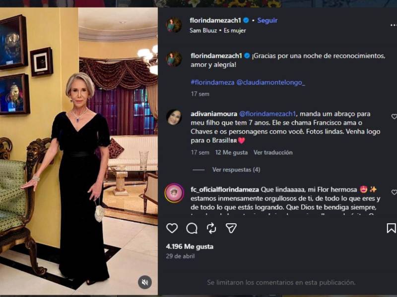 Captura de pantalla a una publicación de Instagram hecha el 29 de agosto de 2026.